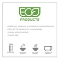 Food Trays, Containers, and Lids | Eco-Products EP-SPCLID2 2 oz Sugarcane Portion Cup Lids - White (2500/Carton) image number 1