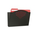 Office Filing Cabinets & Shelves | Safco 3170BL 12 in. x 3 in. x 9 in. Letter Size Steel Wall Pocket - Black image number 0