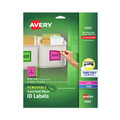 Labels | Avery 06482 3.33 in. x 4 in. High-Vis Removable Laser/Inkjet ID Labels with Sure Feed - Assorted Neon (72/Pack) image number 0