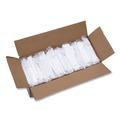Cutlery | Boardwalk BWKFKTNHWPSWH 4-Piece Heavyweight Fork/Knife/Napkin/Teaspoon Cutlery Kit - White (250/Carton) image number 2