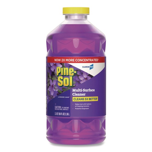 All-Purpose Cleaners | Pine-Sol 60608EA CloroxPro 80 oz. Concentrated Multi-Surface Cleaner - Lavender Clean Scent image number 0