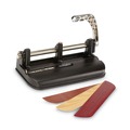 Just Launched | Swingline A7074400F Heavy-Duty 40-Sheet Lever Action 2-To-7 11/32 in. Hole Punch - Black/Woodgrain image number 1