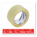 Tapes | Universal UNV93000 3 in. Core 1.88 in. x 54.6 yds. Heavy-Duty Box Sealing Tape - Clear (6/Pack) image number 3