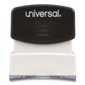 Stamps & Stamp Supplies | Universal UNV10052 Pre-Inked 1 Color ENTERED Message Stamp - Blue image number 1