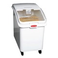 Labor Day Sale | Rubbermaid Commercial FG360388WHT 18 in. x 29.75 in. x 28 in. 30.86 gal. ProSave Mobile Plastic Ingredient Bin - White image number 2
