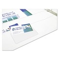 Desk Accessories & Office Organizers | Avery 73720 3.5 in. x 2 in. Self-Adhesive Top-Load Business Card Holders - Clear (10/Pack) image number 3