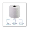 Just Launched | Boardwalk B6150 2-Ply Septic Safe 156.25 ft. Roll Length Toilet Tissue - White (96/Carton) image number 5