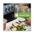 Cutlery | Dixie DUSSPF5 SmartStock Tri-Tower Dispensing System Polypropylene Cutlery Mediumweight Plastic Fork - Black (960/Carton) image number 5