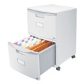Office Filing Cabinets & Shelves | Storex 61310B01C 14.75 in. x 18.25 in. x 26 in. 2 Legal/Letter-Size File Drawers Mobile Filing Cabinet - Gray image number 5
