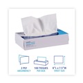 Tissues | Boardwalk BWK6500B 2-Ply Office Packs Flat Box Facial Tissue - White (100 Sheets/Box, 30 Boxes/Carton) image number 6