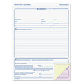 Notebooks & Pads | Adams NC3819 8.5 x 11.44 Three-Part Carbonless Contractor Proposal Form (50/Pack) image number 1