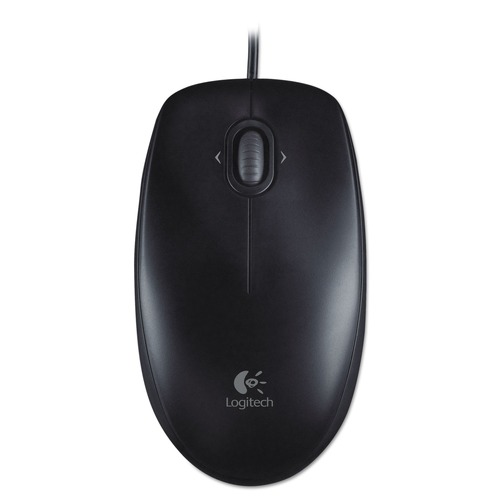 Office Electronics & Batteries | Logitech 910-001601 USB 2.0 Left/Right Hand Use M100 Corded Optical Mouse - Black image number 0