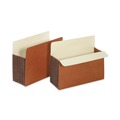 File Folders | Universal UNV17562 Redrope 7 in. Expansion Letter Size Expanding File Pockets - Brown (5/Box) image number 2
