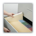 File Folders | Smead 10335 0.75 in. Expansion Reinforced 1/3-Cut Tab 11-pt Manila File Folders - Letter Size/Manila (100/Box) image number 2