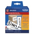 Labels | Brother DK2223 2 in. x 100 ft. Continuous Paper Label Tape - Black/White image number 0