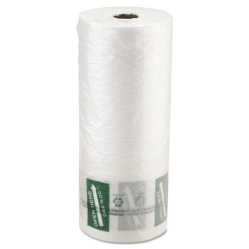  | Inteplast Group PHMORE20NS 9 microns 12 in. x 20 in. Produce Bags - Clear (875 Bags/Roll, 4 Rolls/Carton) image number 0