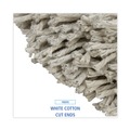 Labor Day Sale | Boardwalk BWK2032CEA No. 32 Cotton Cut-End Wet Mop Head - White image number 4
