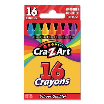 Cra-Z-Art 10200WM48 Crayons - Assorted Colors (16/Set)