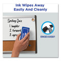 Washable Markers | Avery 24408 MARKS A LOT Desk-Style Broad Chisel Tip Dry Erase Marker - Black (1-Dozen) image number 4