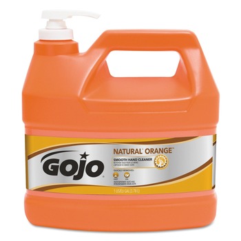 SKIN CARE AND HYGIENE | GOJO Industries 0945-04 Natural Orange 1 Gallon Pump Bottle Smooth Hand Cleaner (4/Carton)