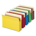 File Folders | Smead 74892 3.5 in. Expansion Legal Size Colored File Pockets - Assorted Colors (5/Pack) image number 0