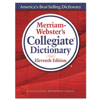 Merriam Webster MER809-5 11th Edition Merriam-Webster's Hardcover Collegiate Dictionary, 1,664 Pages