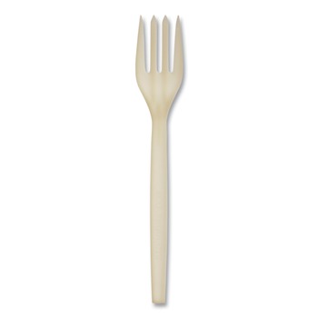  | WNA EPS002 7 in. EcoSense Renewable Plant Starch Cutlery Fork (50/Pack)
