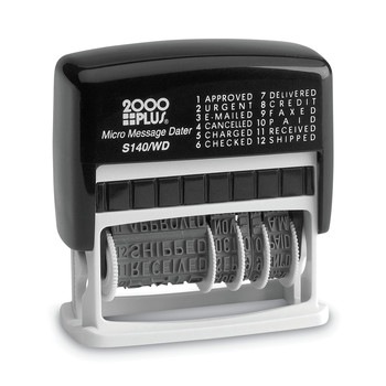 COSCO 2000PLUS 011090 Self-Inking Micro Message Dater