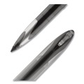 Pens | uni-ball 1927631 AIR Medium 0.7 mm Porous Rollerball Pen - Black Ink/Barrel (1-Dozen) image number 5
