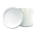 Bowls and Plates | Boardwalk CP6B1004250A 6 in. Paper Dinnerware Plate - White (1000/Carton) image number 3