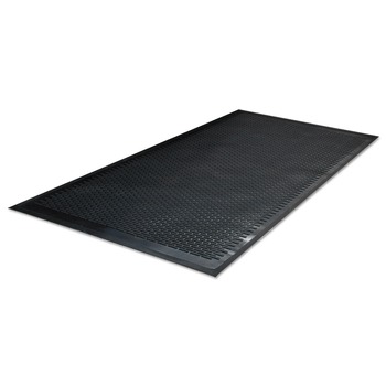 JUST LAUNCHED | Guardian 14030500 Clean Step 36 in. x 60 in. Outdoor Rubber Polypropylene Scraper Mat - Black