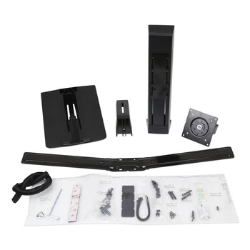 WorkFit by Ergotron 97933085 30 Degree Tilt Supports 16 lbs. Monitor Riser For 24 in. Monitors - Black