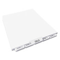 Just Launched | Avery 11376 11 in. x 8.5 in. 27-Tab Preprinted Legal Exhibit Bottom A to Z Tab Index Dividers - White (1-Set) image number 0