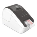 Label Makers | Brother QL810W QL-810W 5 in. x 9.38 in. x 6 110 in. Labels/min Print Speed Ultra-Fast Label Printer with Wireless Networking image number 1
