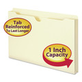 File Folders | Smead 76520 2-Ply Straight Tab Legal Size Manila File Jackets - Manila (50/Box) image number 3