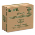  | Dart 8FTL Lift 'n' Lock 8 oz. Foam Cup and Container Lids - White (1000/Carton) image number 0