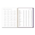 Notebooks & Pads | AT-A-GLANCE LB38905A 11 in. x 8.5 in. 12-Month (Jul 2025-Jun 2026) Leah Bisch Petite Floral Academic Weekly Monthly Planner - Purple/Green Cover image number 7