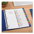 Dividers & Tabs | Avery 11844 Ready Index 11 in. x 8.5 in. 26-Tab A to Z Customizable TOC Dividers - White/Multicolor Tabs (1-Set) image number 3