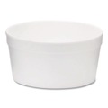 Bowls and Plates | WinCup 221996 8 oz Tall Style Foam Containers - White (500/Carton) image number 1