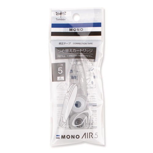 Back to School Sale | Tombow 68697 MONO Air 0.19 in. x 236 in. Refill Pen-Type Correction Tape - Clear Applicator image number 0