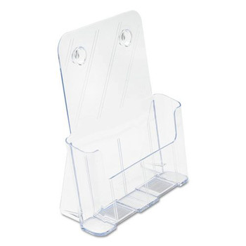 Deflecto 77001 9.25w x 3.75d x 10.75h Magazine DocuHolder for Countertop/Wall-Mount - Clear