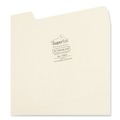 File Folders | Smead 10401 0.75 in. Expansion 1/3-Cut SuperTab Top Tab 14-pt Manila File Folders - Letter Size/Manila (50/Box) image number 2