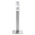 Soap Dispensers | PURELL 7306-DS-SLV 1200 ml 13.16 in. x 16.63 in. x 51.57 in. Messenger ES6 Floor Stand with Dispenser - Silver/White image number 0