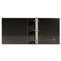 Binders | Avery 27550 11 in. x 8.5 in. 2 in. Capacity 3 Rings Durable Non-View Binder with DuraHinge and Slant Rings - Black image number 2