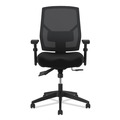 Office Chairs | HON HVL582.ES10.T 19 in. to 22 in. Seat Height 250 lbs. Capacity High-Back Task Chair - Black image number 1