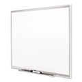 White Boards | Quartet 2548 Classic Series Porcelain Magnetic Dry Erase Board 96-in x 48-in White Surface Satin Aluminum Frame image number 2