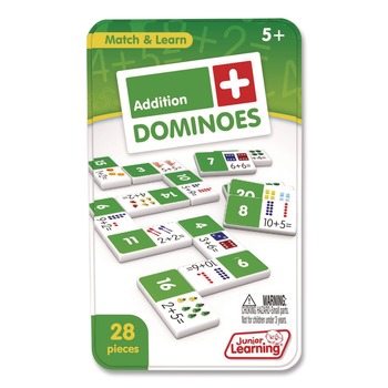 Junior Learning Inc JL481 Ages 5 to 10 Addition Dominoes