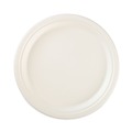 Bowls and Plates | Hefty RFP D77300 ECOSAVE 6.75 in. Diameter Plate Sugarcane Tableware - White (12/Carton) image number 2