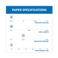 Copy & Printer Paper | Hammermill 10226-9 Colors 20 lbs. 8.5 in. x 11 in. Print Paper - Lilac (500/Ream) image number 2
