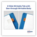 Dividers & Tabs | Avery 74760 Ultra Tabs 1 in. x 1.5 in. 1/5-Cut Repositionable Mini Tabs - Assorted (40/Pack) image number 4